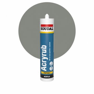 Soudal Acryrub Grijs Acrylaatkit 310ml