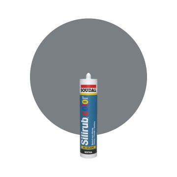 Soudal Silirub Color - RAL 7037 Stofgrijs