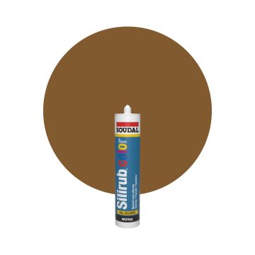 Soudal Silirub Color - RAL 8003 Leembruin