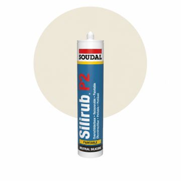 Soudal Silirub P2 - RAL 9001 Crèmewit