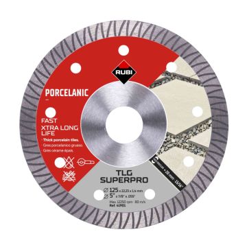 Rubi TLG Diamantschijf Zagen en slijpen 125mm