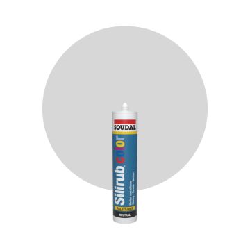 Soudal Silirub Color - RAL 7035 Lichtgrijs
