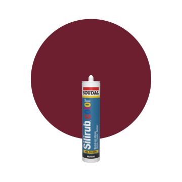 Soudal Silirub Color - RAL 3004 Purperrood