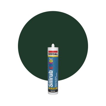 Soudal Silirub Color - RAL 6005 Mosgroen