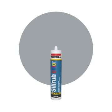 Soudal Silirub Color - RAL 7040 Venstergrijs