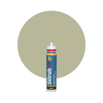Soudal Silirub Color - RAL 7032 Kiezelgrijs