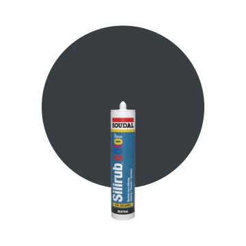 Soudal Silirub Color - RAL 7016 Antracietgrijs