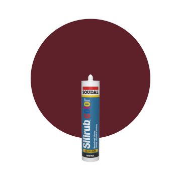 Soudal Silirub Color - RAL 3005 Wijnrood