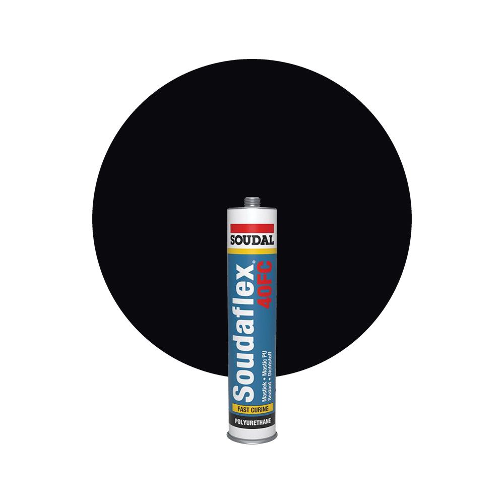 Soudal Soudaflex 40 FC - Zwart - 300 ml main product photo