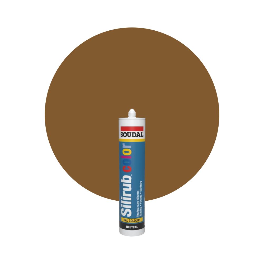 Soudal Silirub Color - RAL 8003 Leembruin main product photo