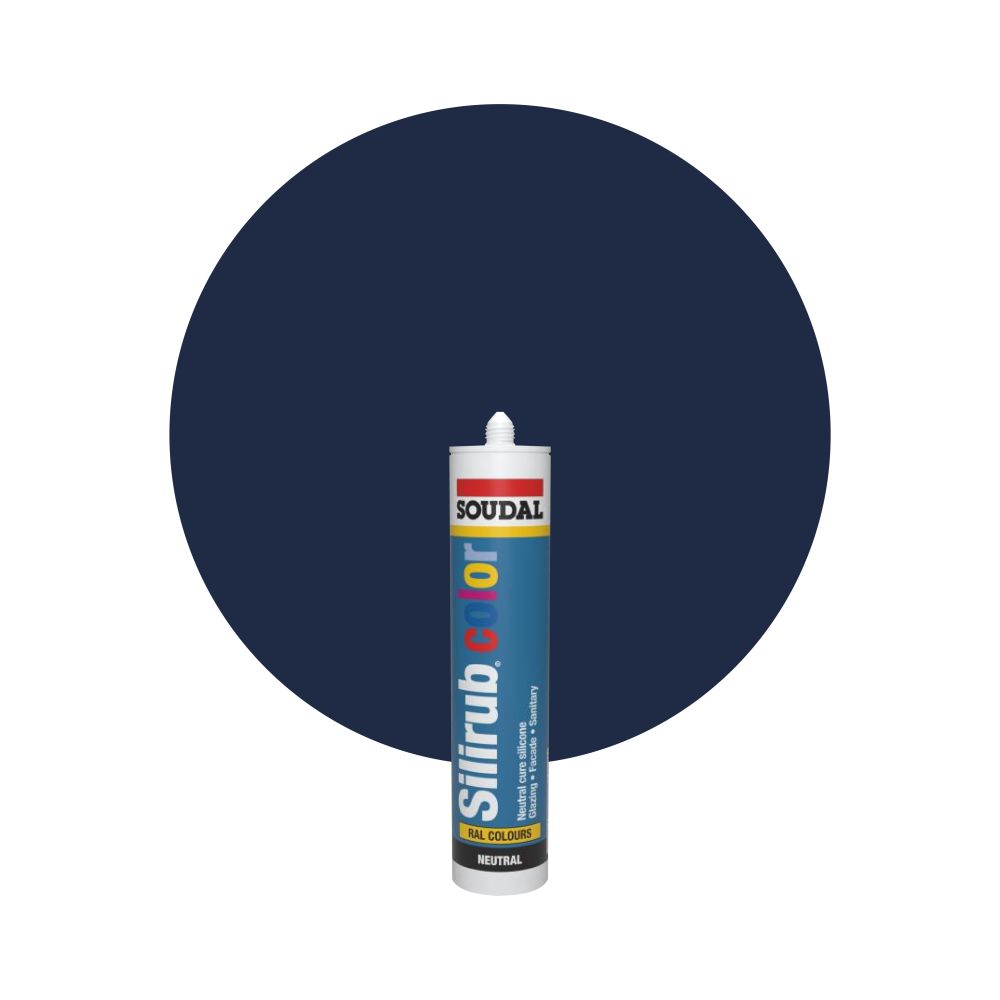 Soudal Silirub Color - RAL 5011 Staalblauw main product photo