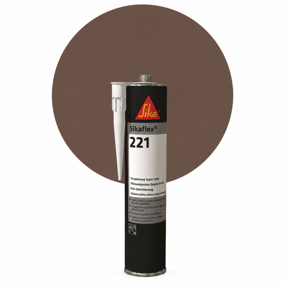 Sikaflex 221 - Bruin - 300 ml main product photo