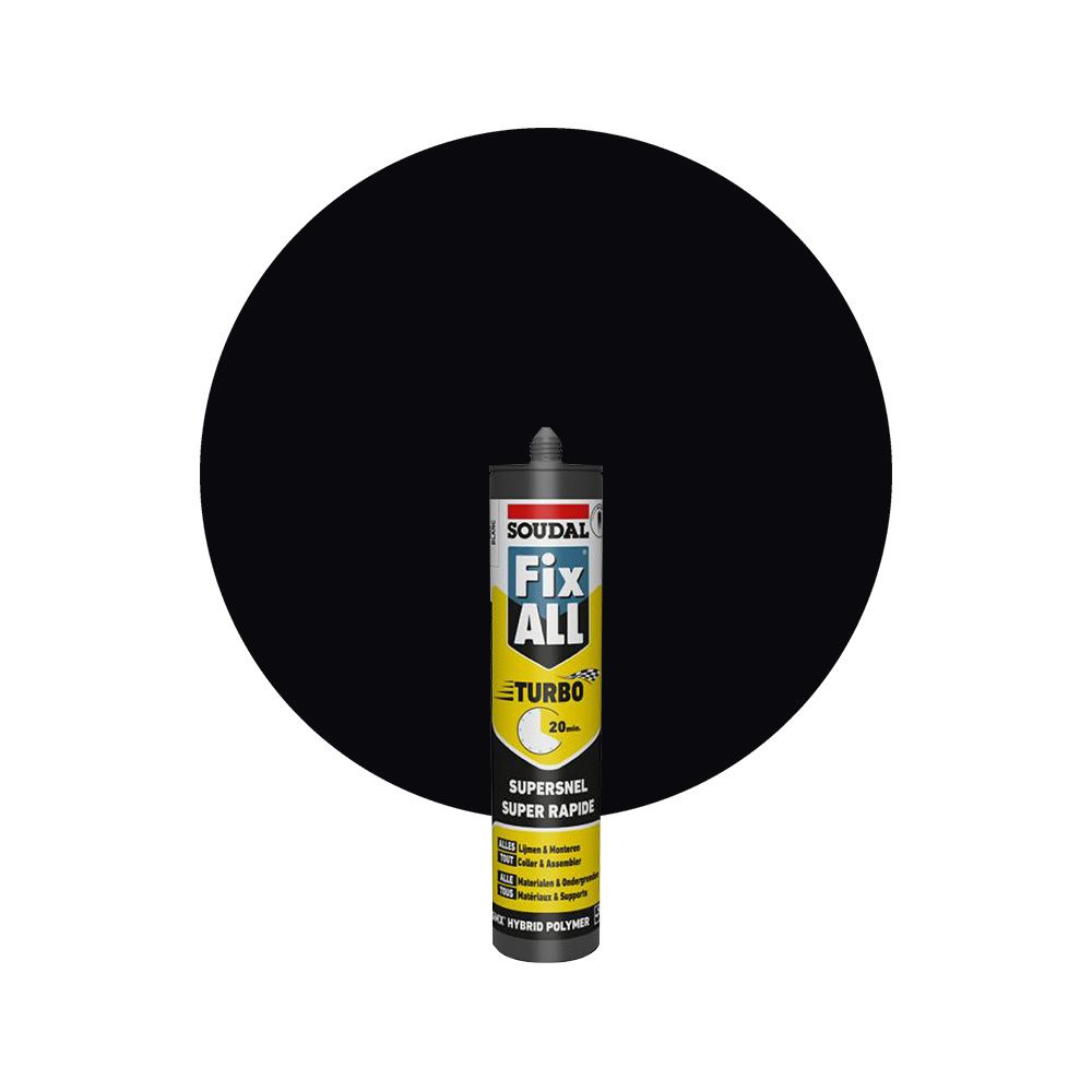 Soudal Fix-All Turbo - Zwart main product photo
