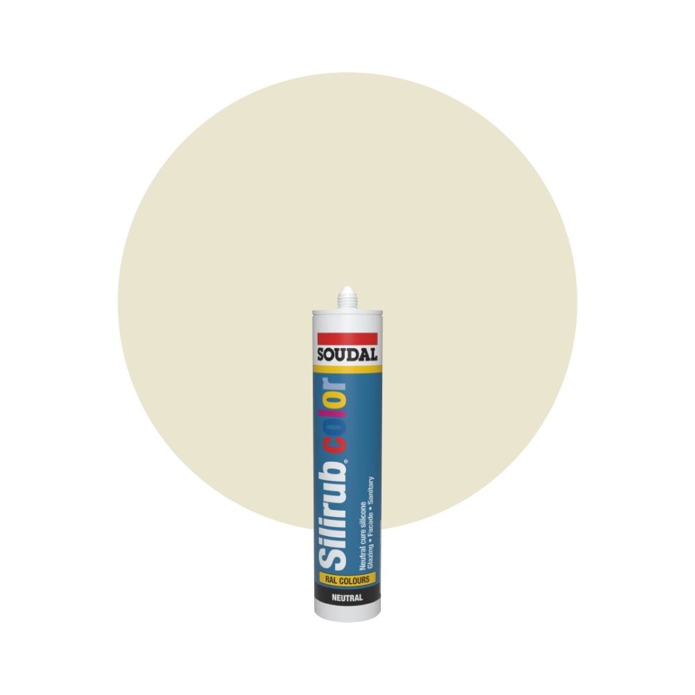 Soudal Silirub Color - RAL 1013 Parelwit main product photo