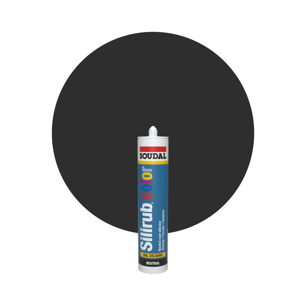 Soudal Silirub Color - RAL 9004 Signaalzwart main product photo
