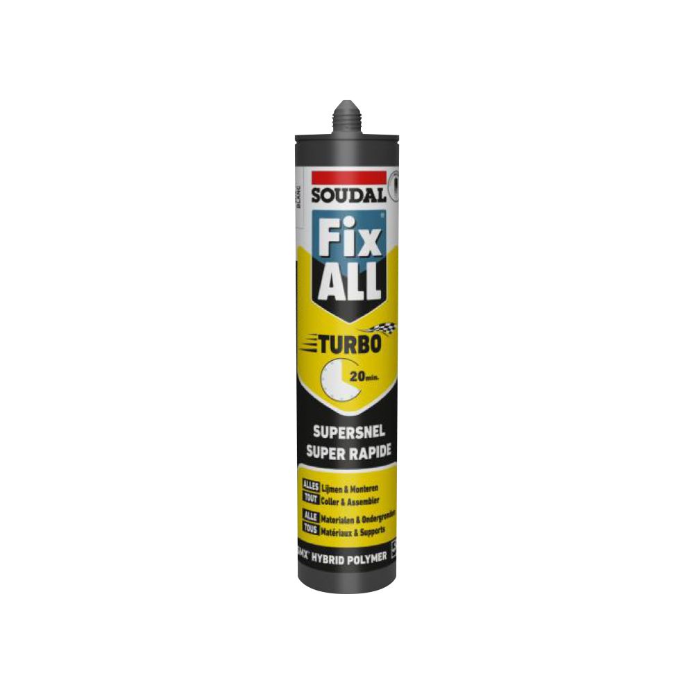 Soudal Fix-All Turbo - Zwart main product photo